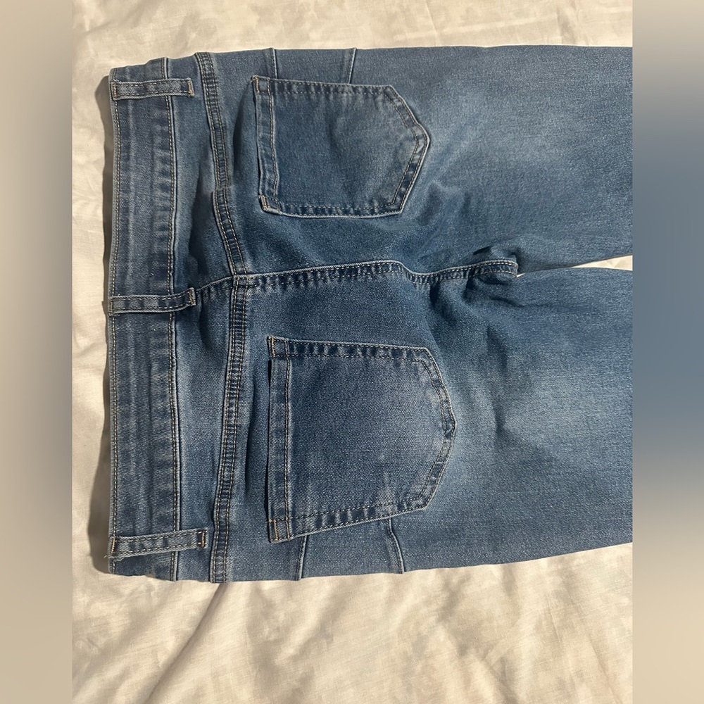 Blue savvy Classic Blue Flare Jeans for Women - Picture 3 of 9